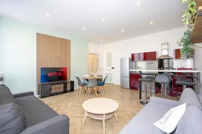 Cuisine ou kitchenette dans l'établissement Nets Inn Apartments - Daumesnil
