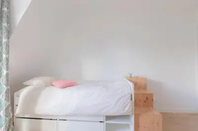 Un ou plusieurs lits dans un hébergement de l'établissement Loft Saint-Germain des près Vavin