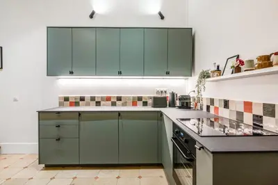 Cuisine ou kitchenette dans l'établissement Appartement Pastourelle du Marais - Welkeys