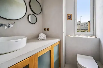 Salle de bains dans l'établissement Appartement Sulpice - Welkeys