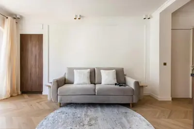 Coin salon dans l'établissement Central&Spacious 2BD Apart for 6