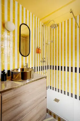 Salle de bains dans l'établissement Edgar Suites Tour Eiffel - Carrières