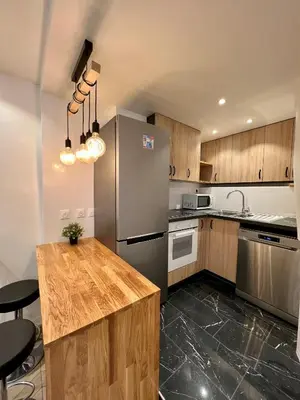 Cuisine ou kitchenette dans l'établissement La Résidence Panthéonique
