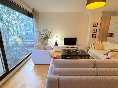 Télévision ou salle de divertissement dans l'établissement L'appartement Leclerc