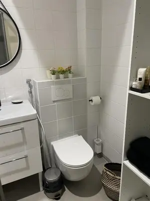 Salle de bains dans l'établissement joli studio paris 16 Victor Hugo