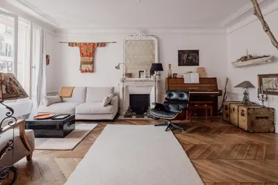 Coin salon dans l'établissement Veeve - Mid-century Mystique