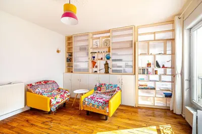 Coin salon dans l'établissement GuestReady - Charm Central in the 14th