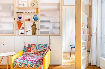Coin salon dans l'établissement GuestReady - Charm Central in the 14th