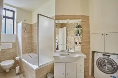 Salle de bains dans l'établissement Apartment Center of Paris by Studio prestige
