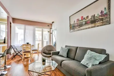 Plan de l'établissement Appartement Quartier Arc de Triomphe Free Netflix