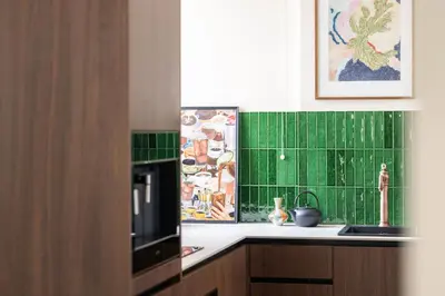 Cuisine ou kitchenette dans l'établissement 1.75 Paris La Trêve