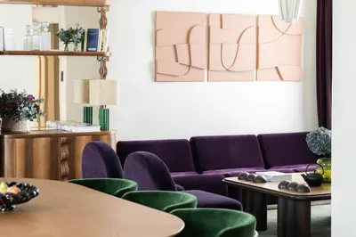 Coin salon dans l'établissement 1.75 Paris La Trêve