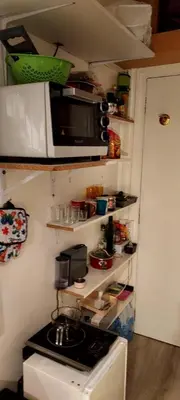 Cuisine ou kitchenette dans l'établissement Paris