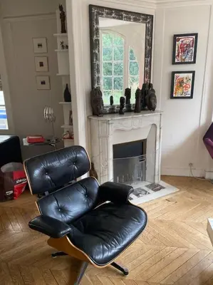 Coin salon dans l'établissement Maison charme 7 min Paris jardin