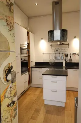 Cuisine ou kitchenette dans l'établissement Loft, atelier artiste Montmartre