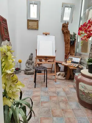 Plan de l'établissement Loft, atelier artiste Montmartre