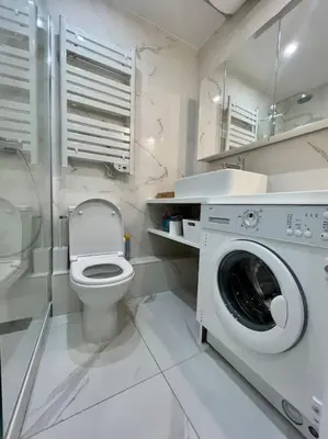 Salle de bains dans l'établissement Cozy studio in center Paris (quartier Marais)
