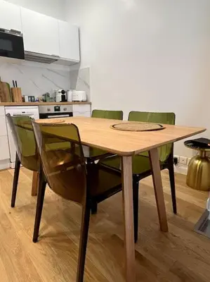 Cuisine ou kitchenette dans l'établissement Cozy studio in center Paris (quartier Marais)