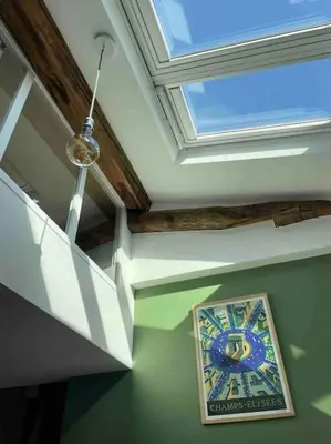 Plan de l'établissement Bright duplex on the top floor - close to Opera