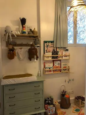 Plan de l'établissement Appartement 75009 PARIS 50m2 métro poissonnière 3 pers & baby