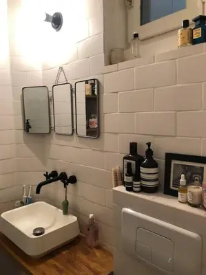 Salle de bains dans l'établissement Appartement 75009 PARIS 50m2 métro poissonnière 3 pers & baby
