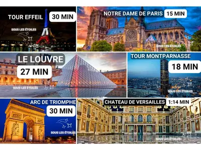 Plan de l'établissement Bagneux Paris RER B Confort Netflix