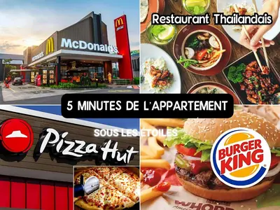 Nourriture dans l'appartement ou à proximité
