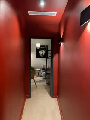 Télévision ou salle de divertissement dans l'établissement Lovely apartment in the heart of Paris