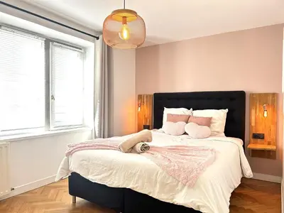 Un ou plusieurs lits dans un hébergement de l'établissement Sublime flat - Heart of Paris - Le Marais