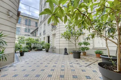 Jardin de l'établissement Lovely & quiet 1 Bdr Flat at the Luxury 16th Paris