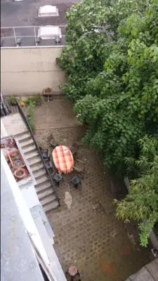 Jardin de l'établissement Appartement lumineux à Arcueil-Cachan