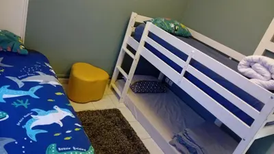 Un ou plusieurs lits dans un hébergement de l'établissement Appartement lumineux à Arcueil-Cachan