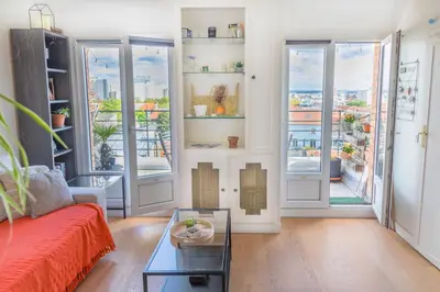 Plan de l'établissement Studio calme et agreable avec terrasse belle vue proche du metro Paris20