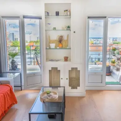 Studio calme et agreable avec terrasse belle vue proche du metro Paris20