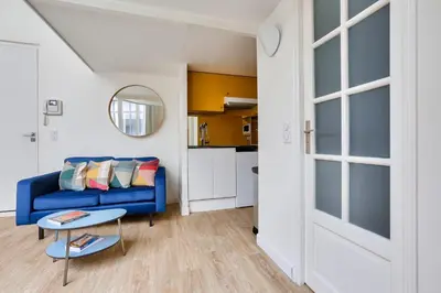 Cuisine ou kitchenette dans l'établissement Mini-loft de charme au coeur de Paris