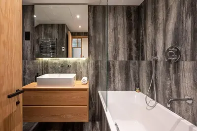 Salle de bains dans l'établissement My Skydome - Marais - Lancry - 4 Suites de luxe avec climatisation