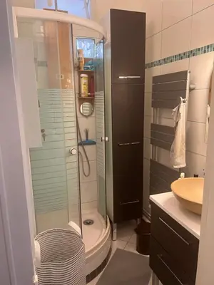 Salle de bains dans l'établissement Jouny’s lovely 1 bedroom apartment, 38m2 fully furnished