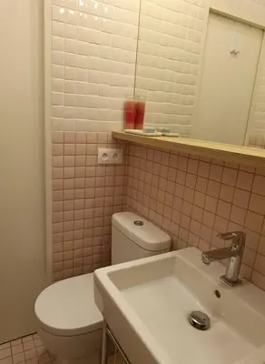 Salle de bains dans l'établissement Studio cosy Paris 6ème Bon Marché