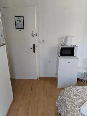 Cuisine ou kitchenette dans l'établissement Studio Saint-Jacques
