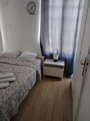 Un ou plusieurs lits dans un hébergement de l'établissement Studio Saint-Jacques
