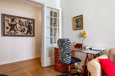 Coin salon dans l'établissement GuestReady - Boulogne near Roland-Garros