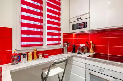 Cuisine ou kitchenette dans l'établissement GuestReady - Boulogne near Roland-Garros
