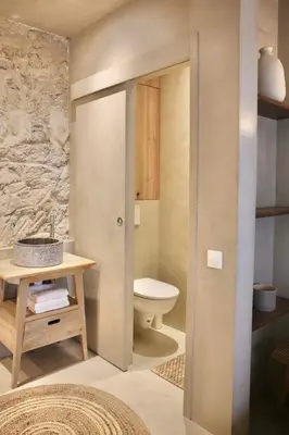 Salle de bains dans l'établissement Studio de charme pour un séjour en amoureux - 2P - FLAT-GUEST