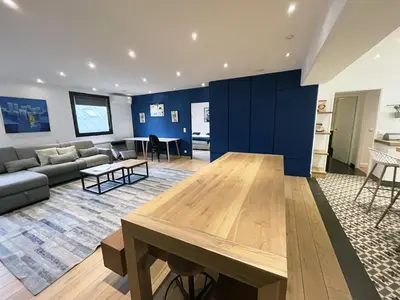 Coin salon dans l'établissement 166 - Urban Luxury Apartment in Center of Paris