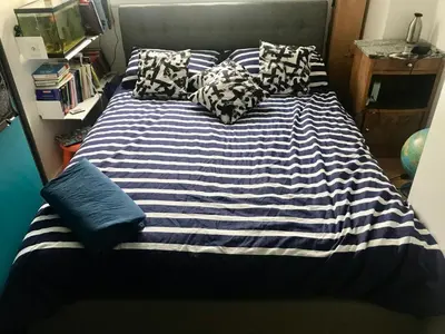 Un ou plusieurs lits dans un hébergement de l'établissement Bel appartement à Paris