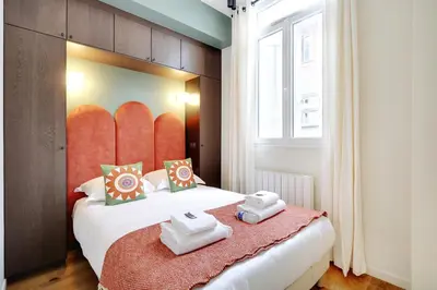 Un ou plusieurs lits dans un hébergement de l'établissement Amazing apartment - 2P/1BR Université de Paris Tolbiac