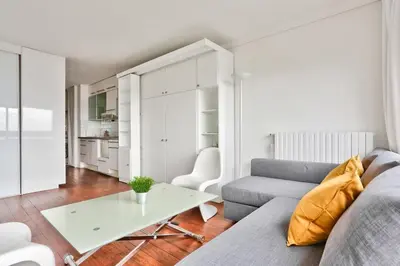 Coin salon dans l'établissement Studio - Appartement Quartier Montmartre Free Netflix