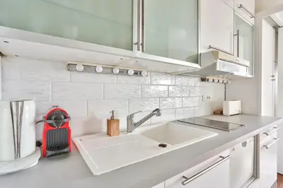 Cuisine ou kitchenette dans l'établissement Studio - Appartement Quartier Montmartre Free Netflix