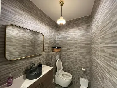 Salle de bains dans l'établissement Appartement Luxueux climatisé avec Terrasse, 6 couchages - 17ème Arrondissement de Paris