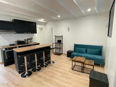 Cuisine ou kitchenette dans l'établissement Sydel2